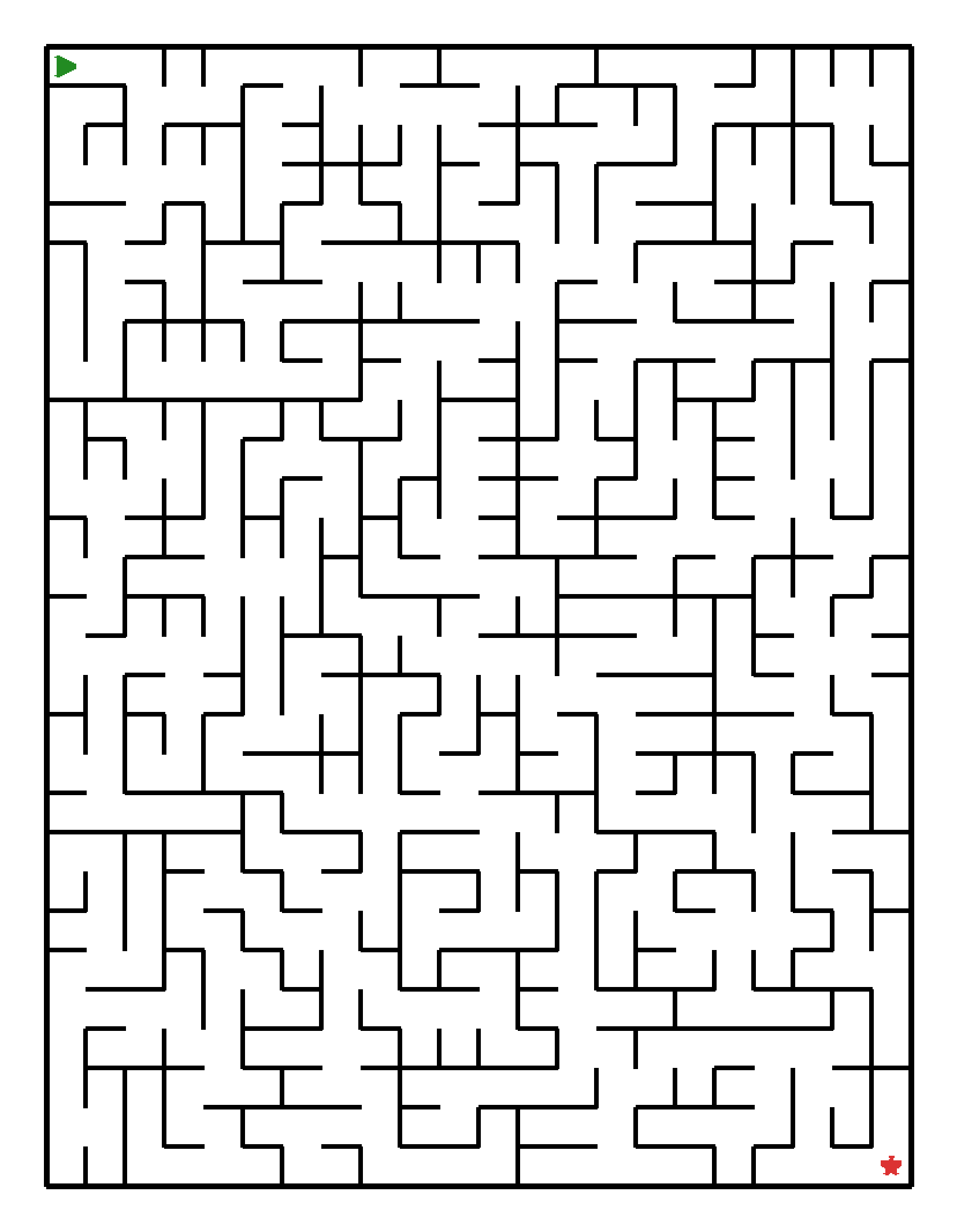 Labyrinth-Rätsel Labyrinth (schwer) für Grundschule aus der Kategorie Labyrinth - kostenlos ausdrucken