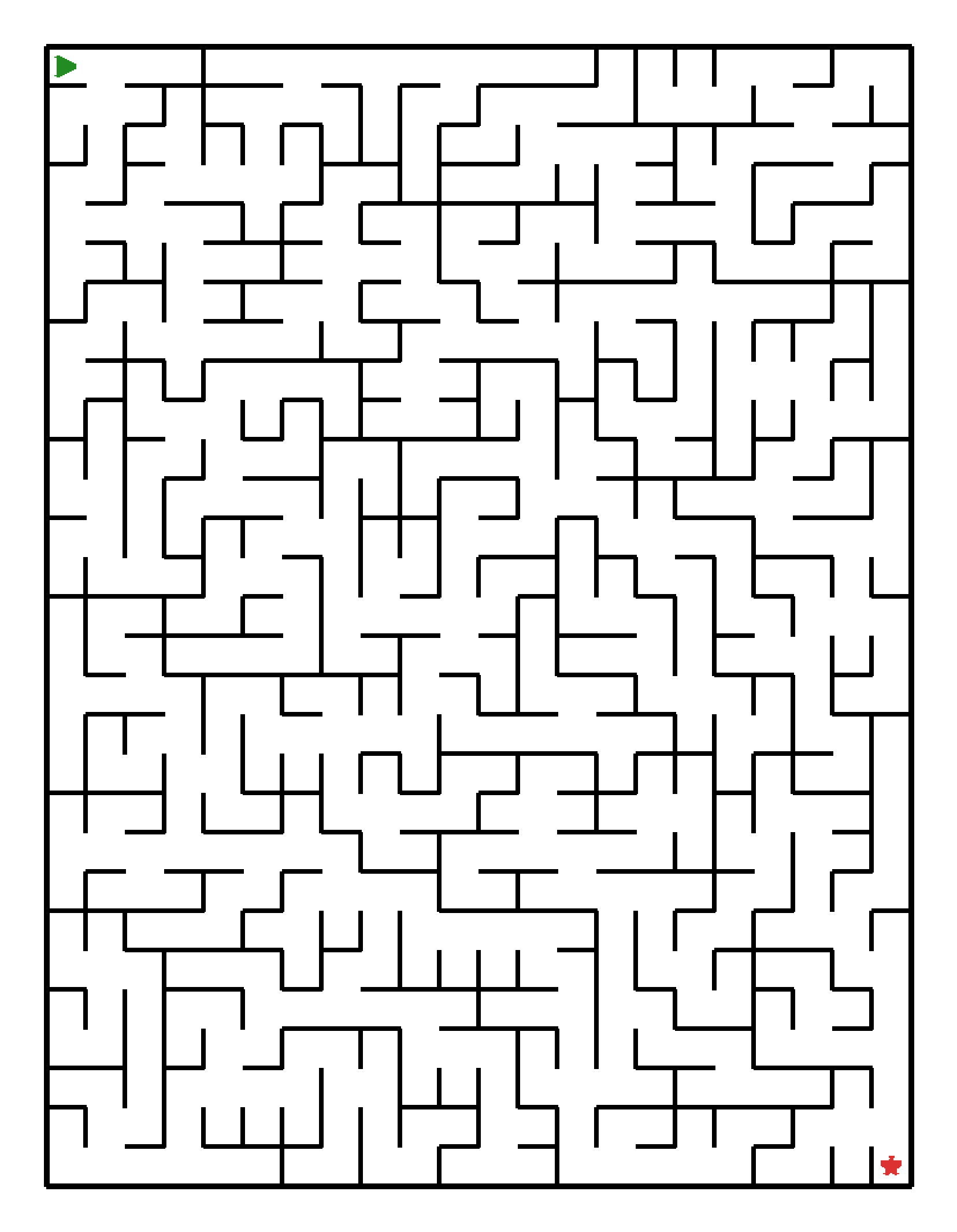 Labyrinth-Rätsel Labyrinth (schwer) für Grundschule aus der Kategorie Labyrinth - kostenlos ausdrucken