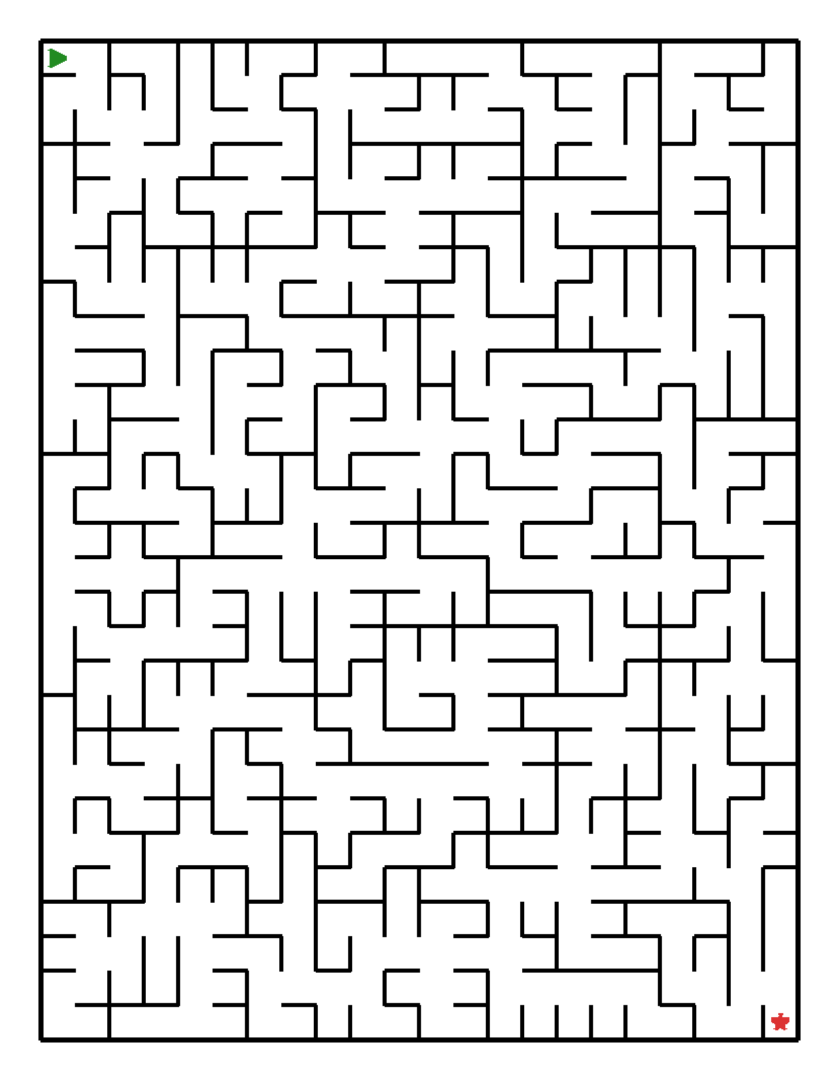 Labyrinth-Rätsel Labyrinth (schwer) für Grundschule aus der Kategorie Labyrinth - kostenlos ausdrucken