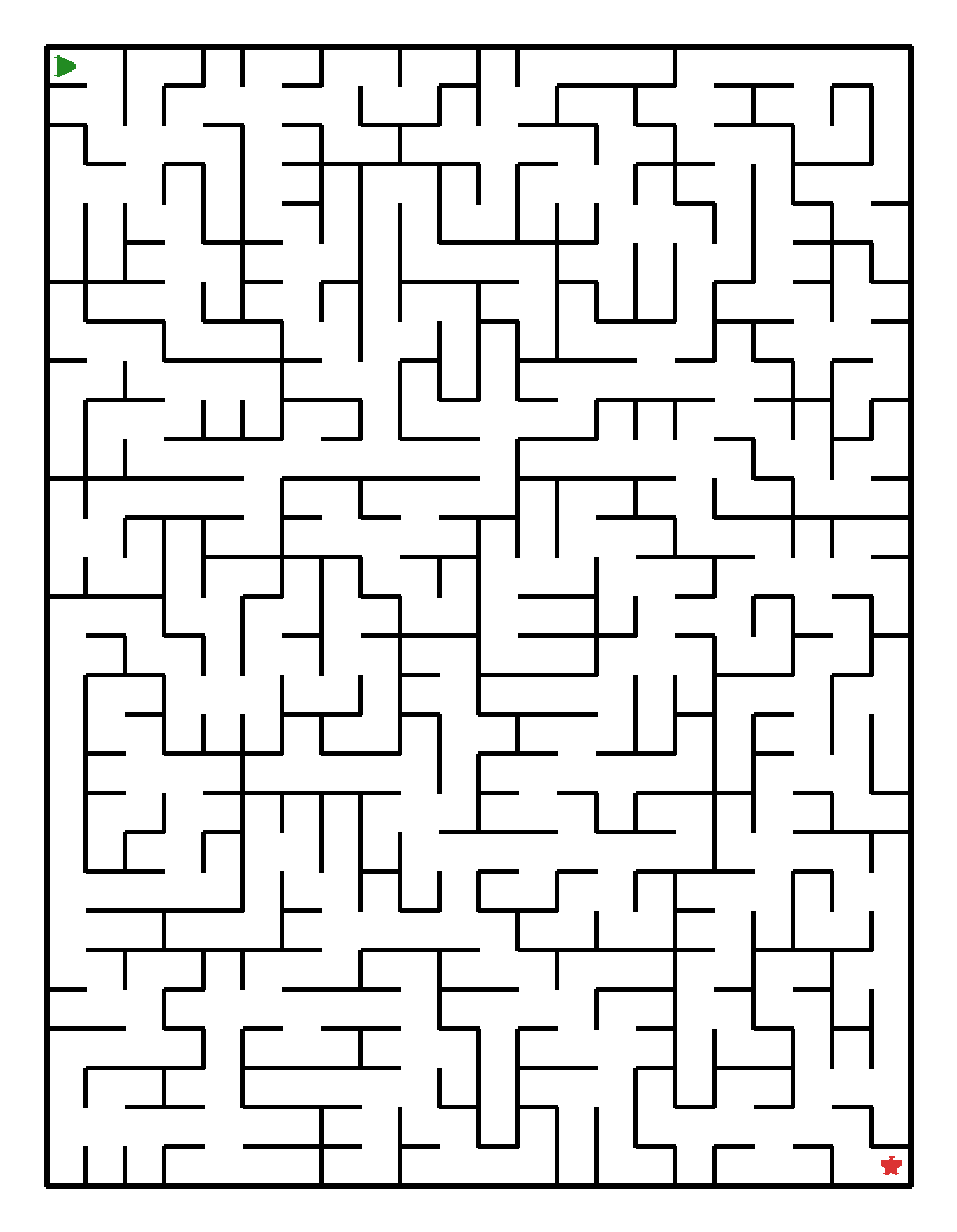 Labyrinth-Rätsel Labyrinth (schwer) für Grundschule aus der Kategorie Labyrinth - kostenlos ausdrucken