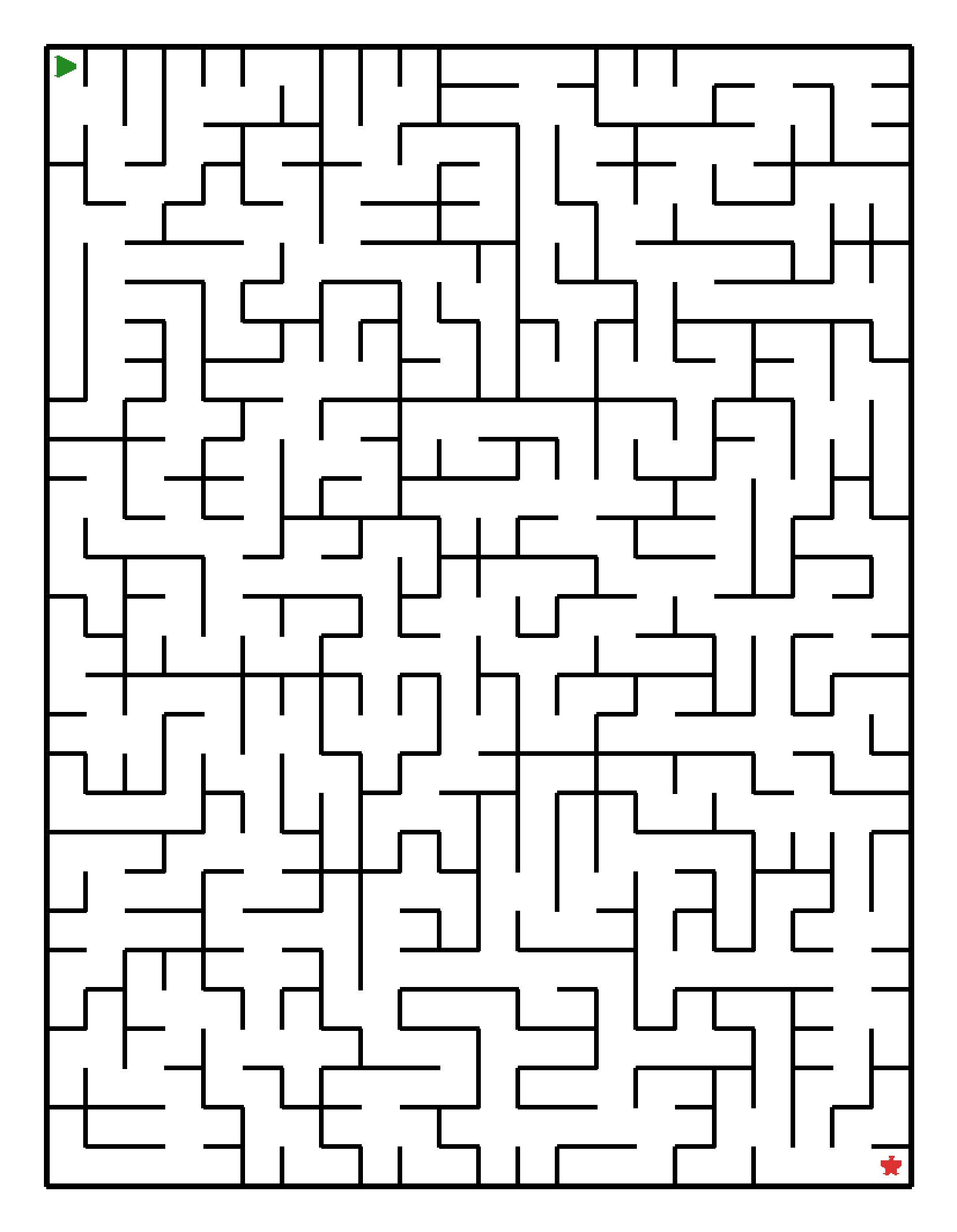 Labyrinth-Rätsel Labyrinth (schwer) für Grundschule aus der Kategorie Labyrinth - kostenlos ausdrucken