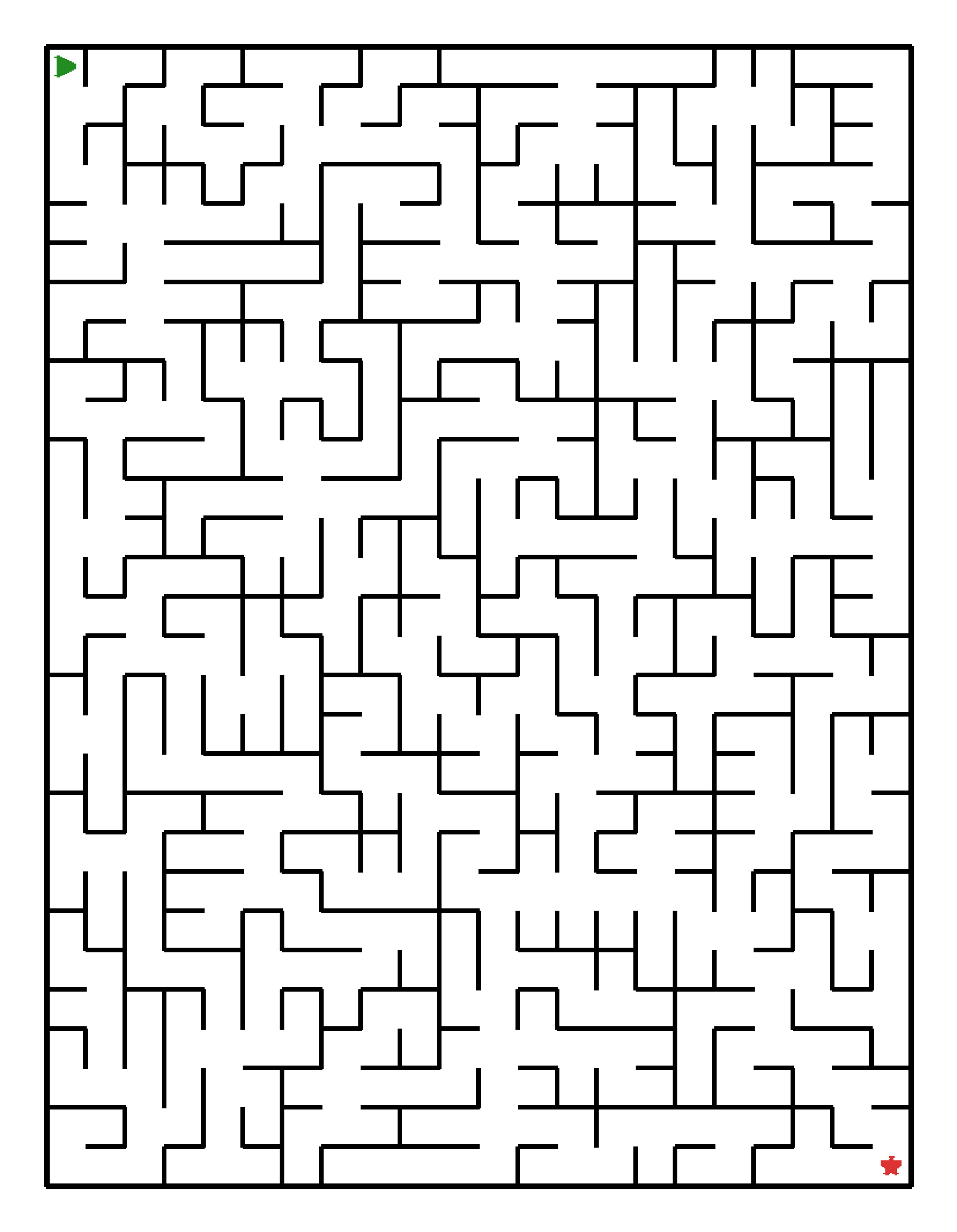 Labyrinth-Rätsel Labyrinth (schwer) für Grundschule aus der Kategorie Labyrinth - kostenlos ausdrucken