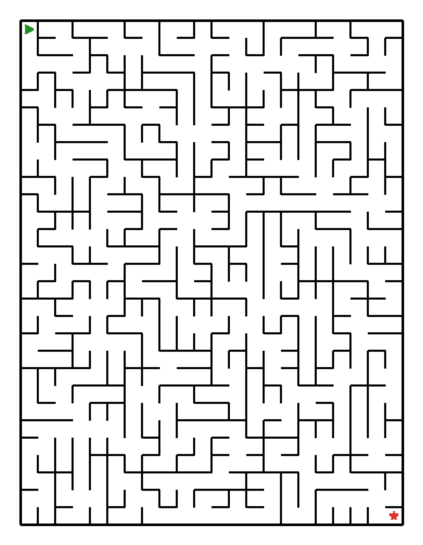 Labyrinth-Rätsel Labyrinth (schwer) für Grundschule aus der Kategorie Labyrinth - kostenlos ausdrucken