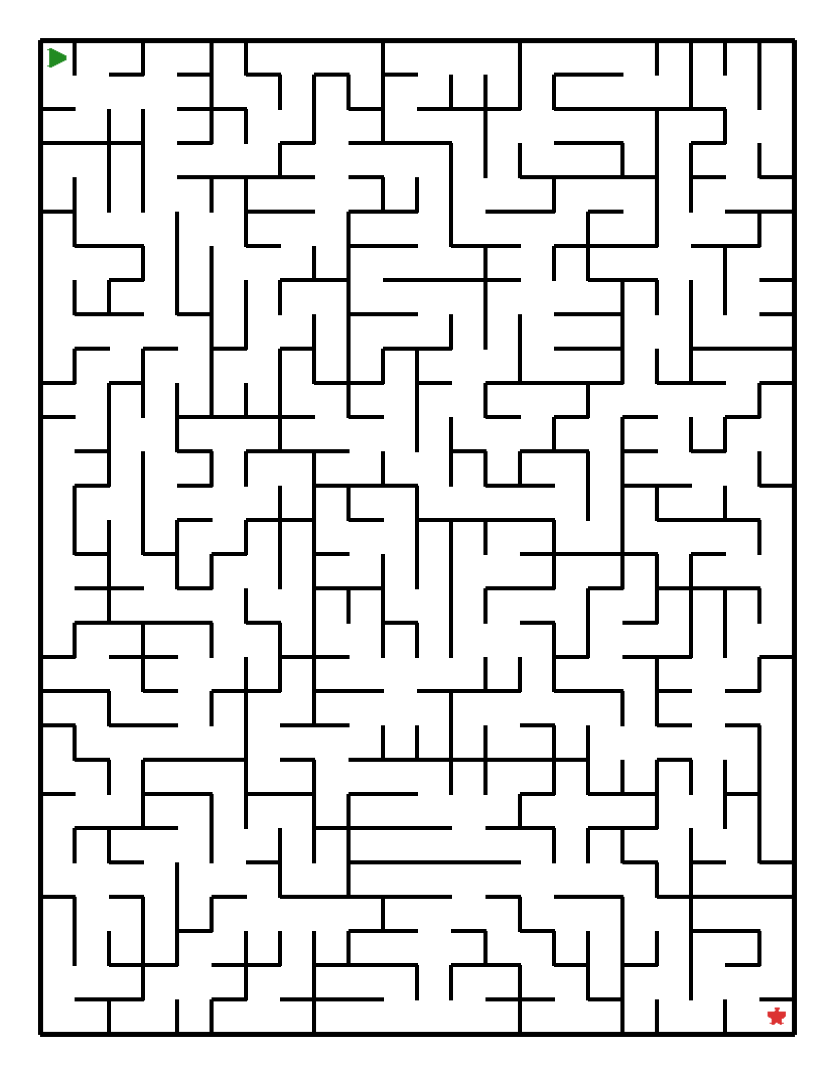 Labyrinth-Rätsel Labyrinth (schwer) für Grundschule aus der Kategorie Labyrinth - kostenlos ausdrucken