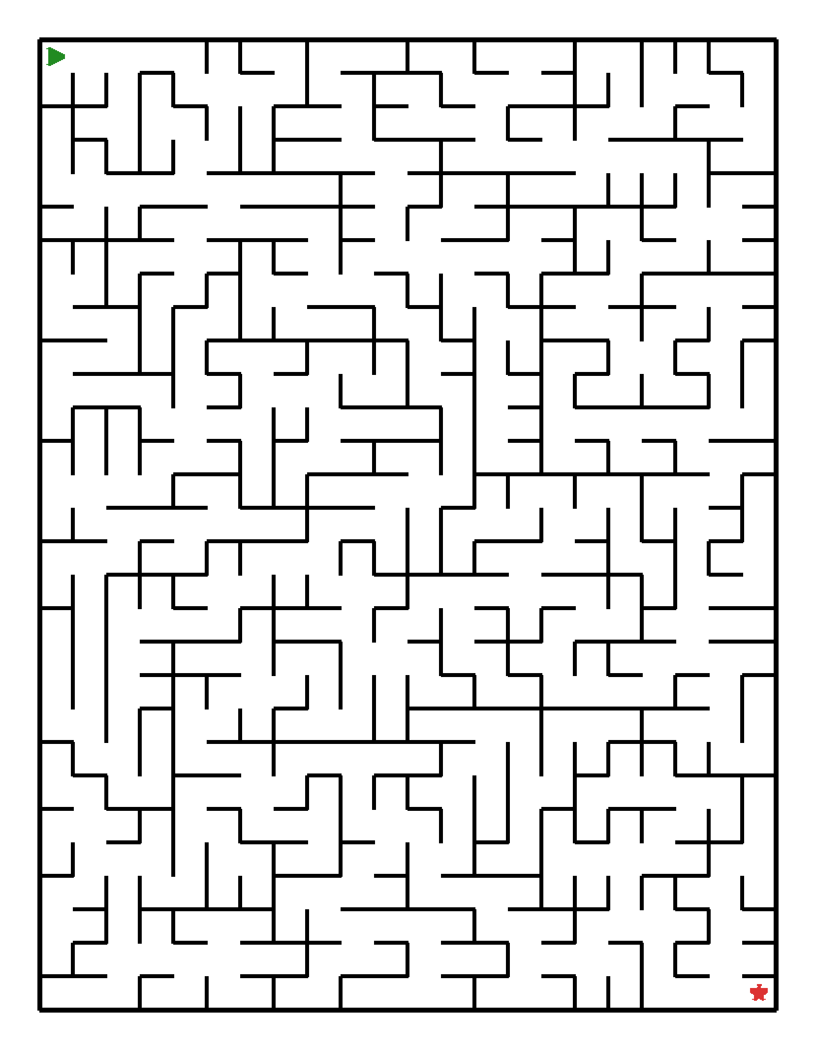 Labyrinth-Rätsel Labyrinth (schwer) für Grundschule aus der Kategorie Labyrinth - kostenlos ausdrucken