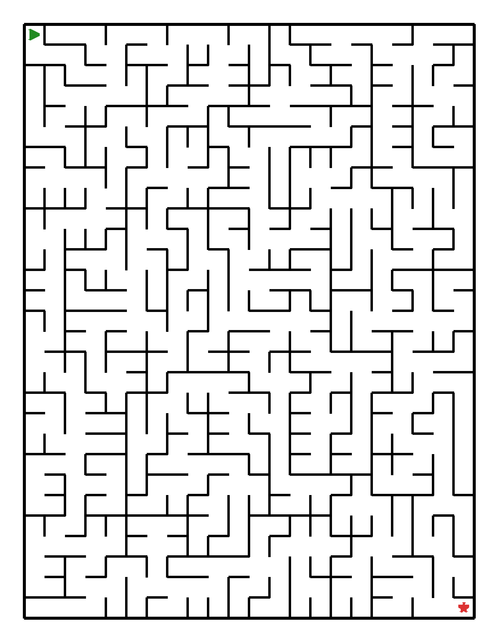 Labyrinth-Rätsel Labyrinth (schwer) für Grundschule aus der Kategorie Labyrinth - kostenlos ausdrucken