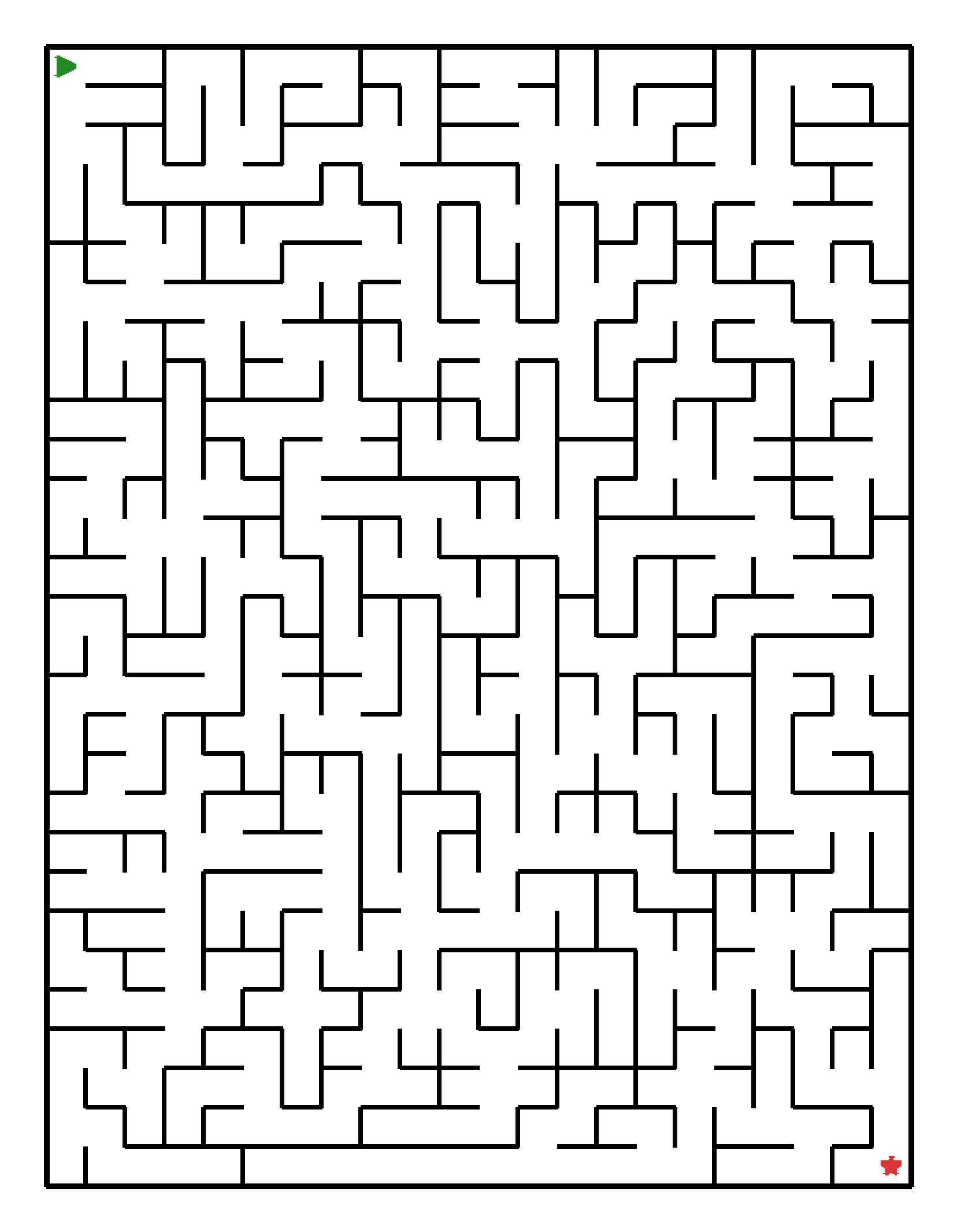 Labyrinth-Rätsel Labyrinth (schwer) für Grundschule aus der Kategorie Labyrinth - kostenlos ausdrucken