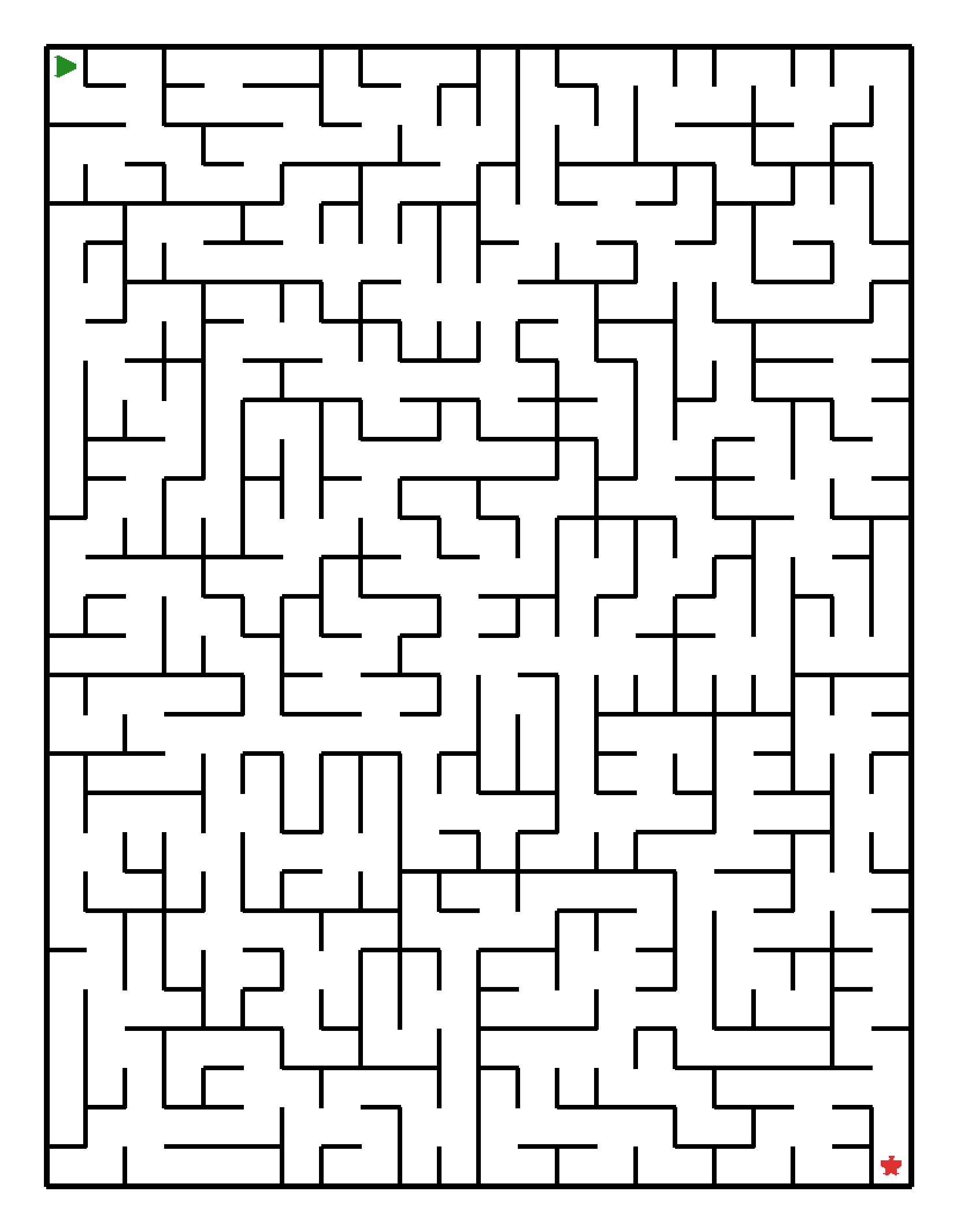 Labyrinth-Rätsel Labyrinth (schwer) für Grundschule aus der Kategorie Labyrinth - kostenlos ausdrucken