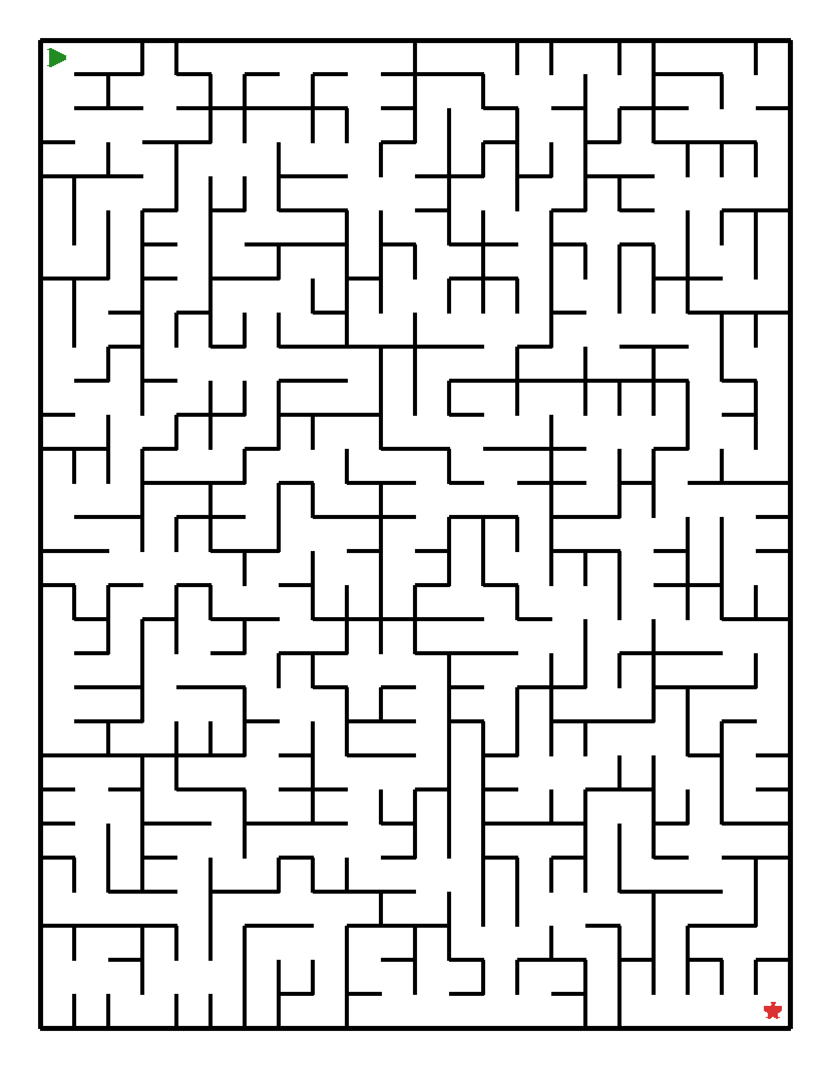 Labyrinth-Rätsel Labyrinth (schwer) für Grundschule aus der Kategorie Labyrinth - kostenlos ausdrucken