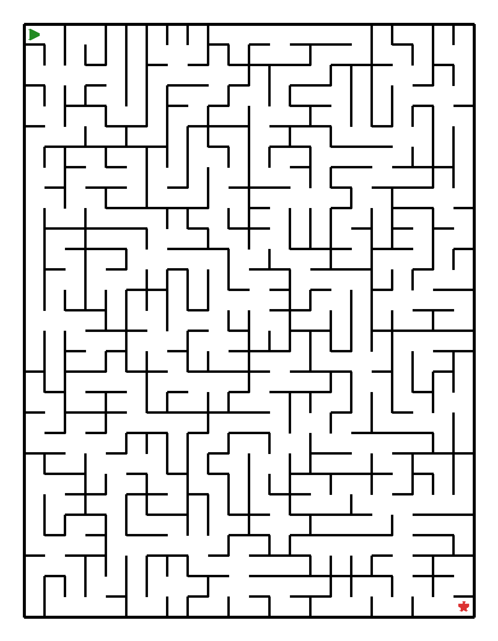 Labyrinth-Rätsel Labyrinth (schwer) für Grundschule aus der Kategorie Labyrinth - kostenlos ausdrucken