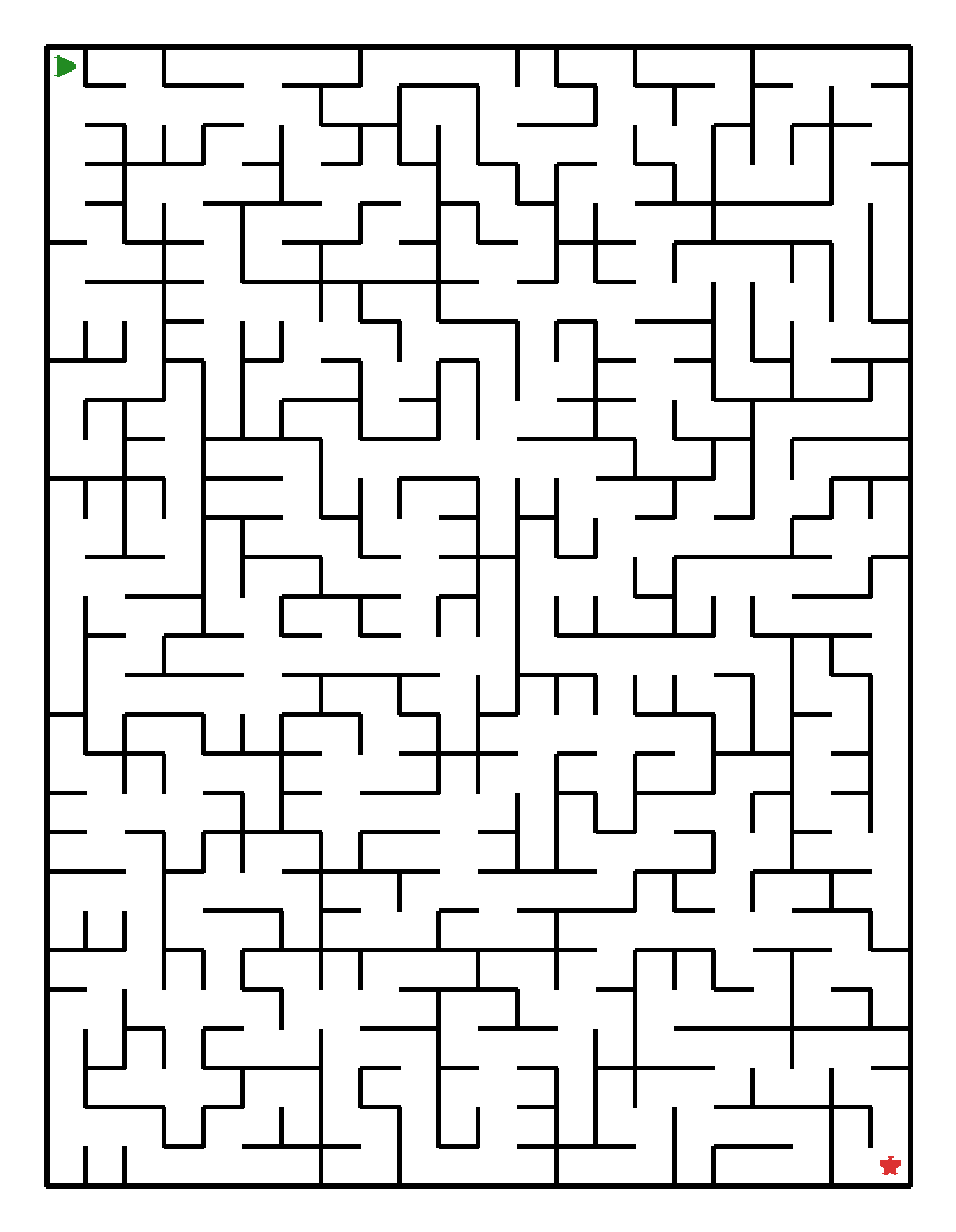 Labyrinth-Rätsel Labyrinth (schwer) für Grundschule aus der Kategorie Labyrinth - kostenlos ausdrucken