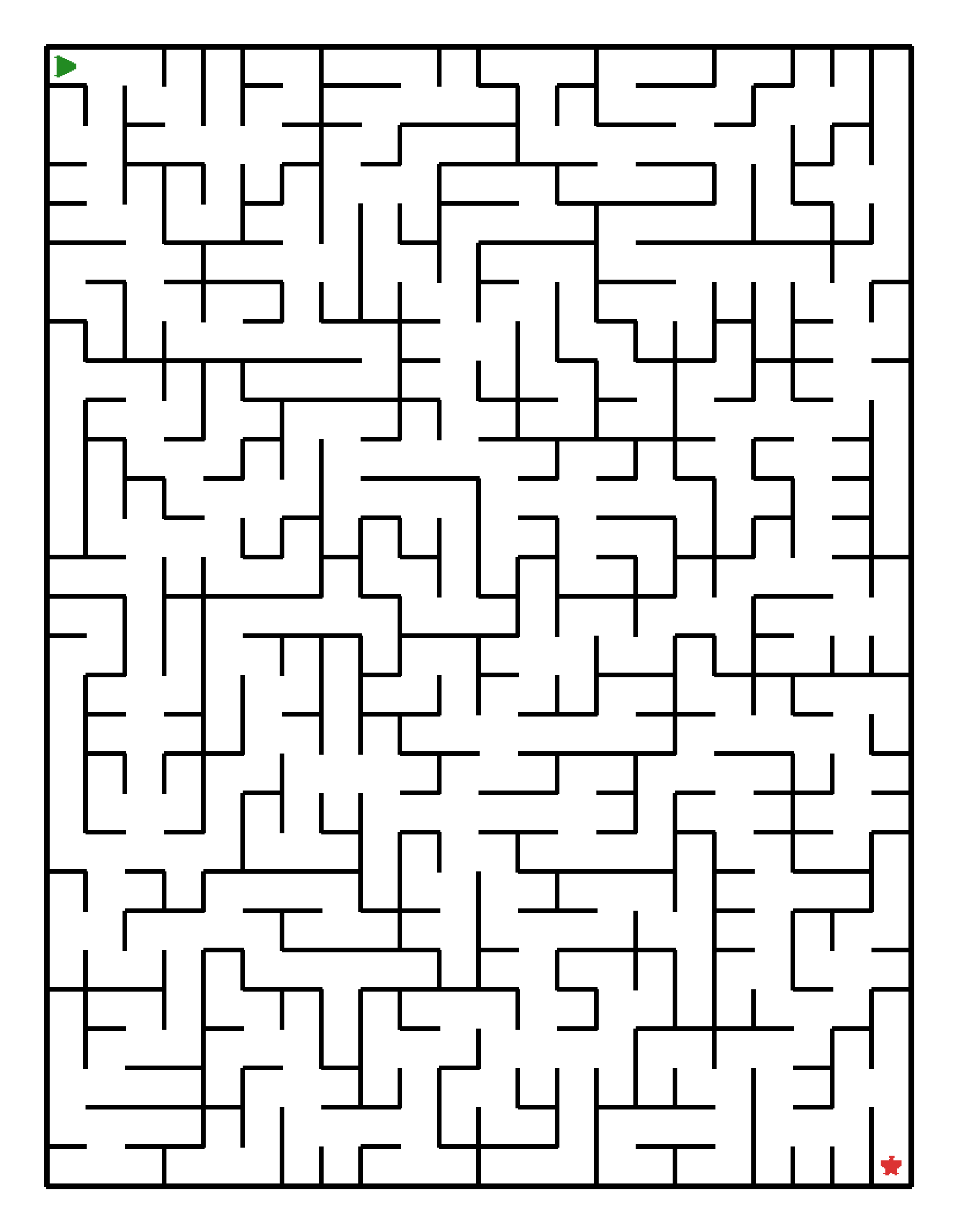 Labyrinth-Rätsel Labyrinth (schwer) für Grundschule aus der Kategorie Labyrinth - kostenlos ausdrucken