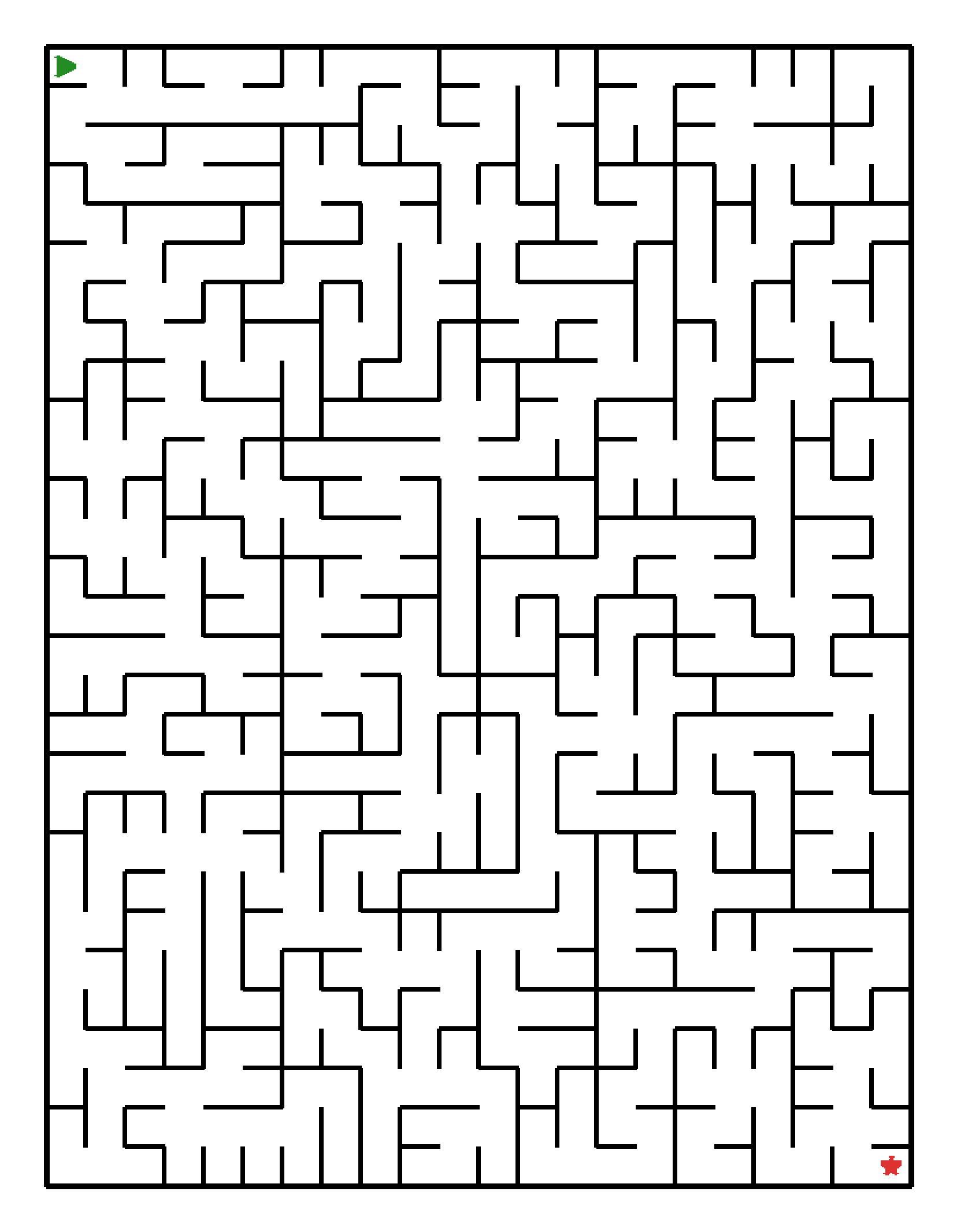 Labyrinth-Rätsel Labyrinth (schwer) für Grundschule aus der Kategorie Labyrinth - kostenlos ausdrucken