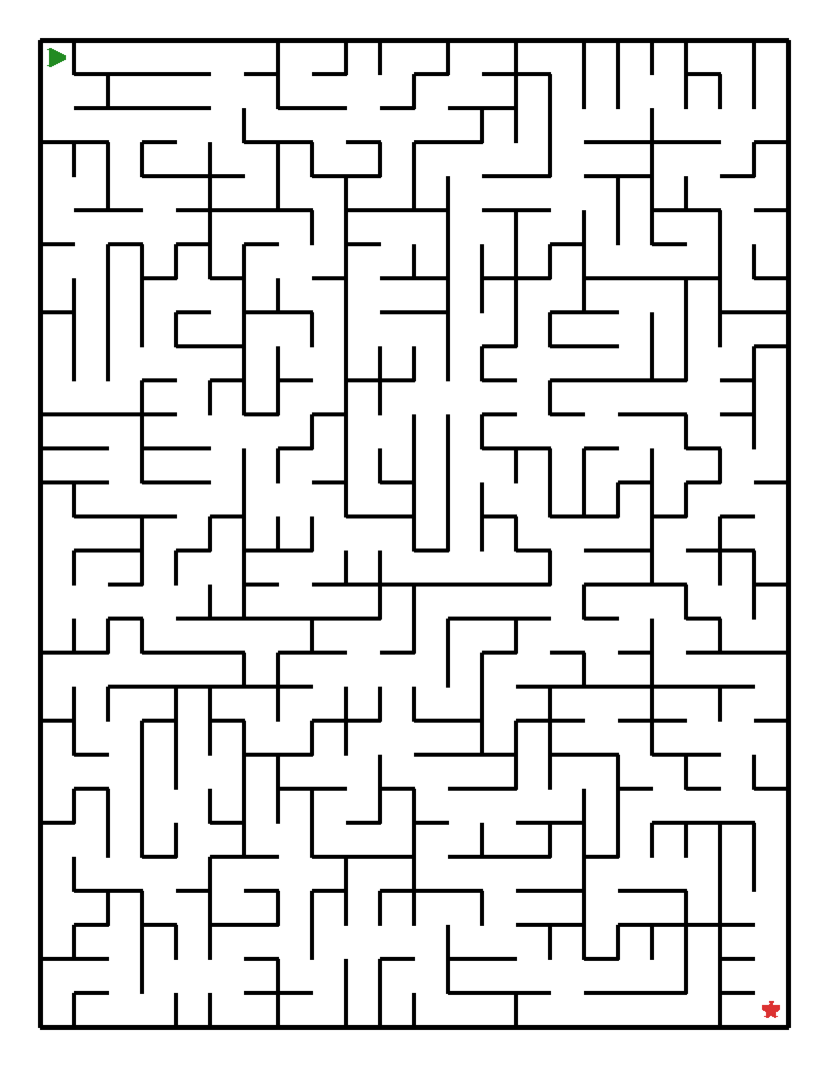 Labyrinth-Rätsel Labyrinth (schwer) für Grundschule aus der Kategorie Labyrinth - kostenlos ausdrucken