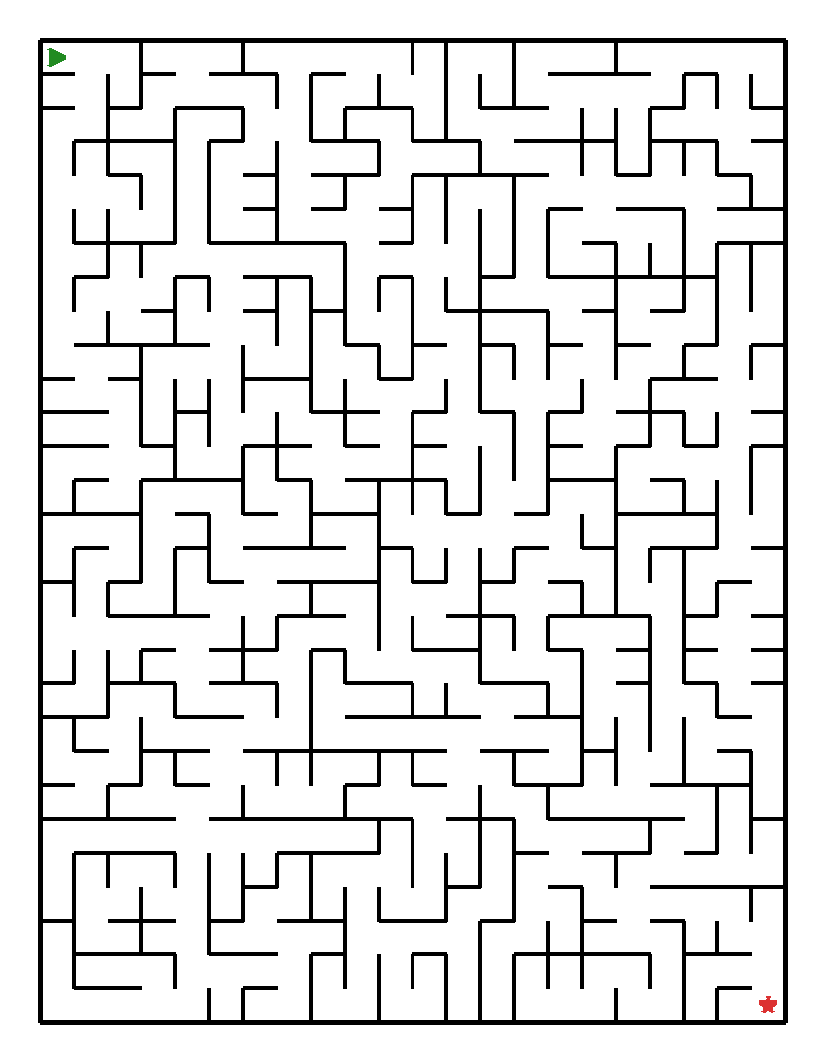 Labyrinth-Rätsel Labyrinth (schwer) für Grundschule aus der Kategorie Labyrinth - kostenlos ausdrucken