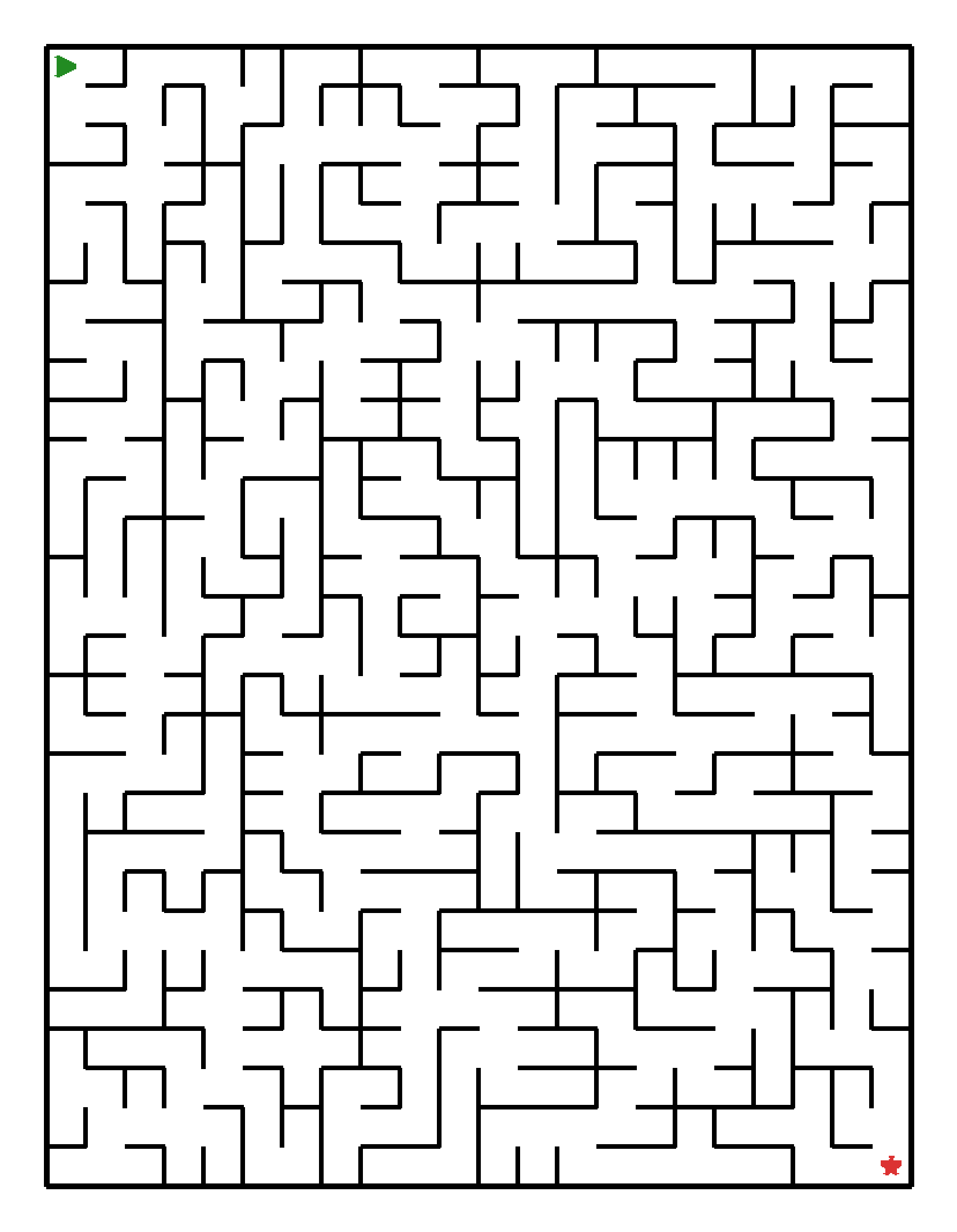 Labyrinth-Rätsel Labyrinth (schwer) für Grundschule aus der Kategorie Labyrinth - kostenlos ausdrucken