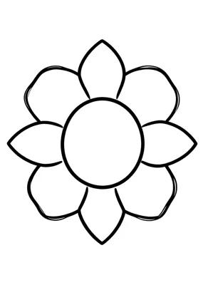Klassisches Mandala Tropfen 8 - Kostenloses Ausmalbild zum Ausdrucken