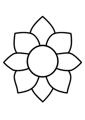 Klassisches Mandala Tropfen 8 - Kostenloses Ausmalbild zum Ausdrucken