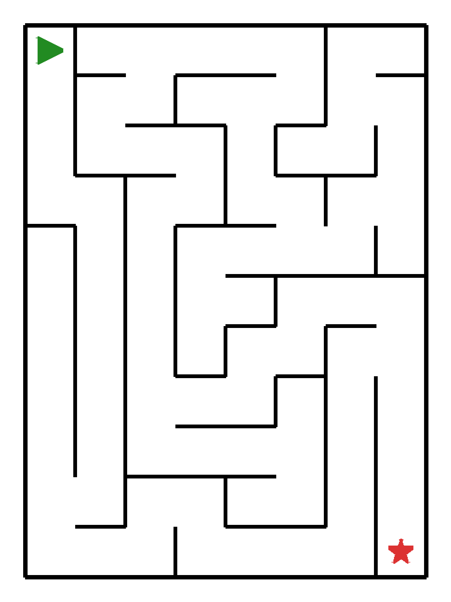 Labyrinth-Rätsel Labyrinth Labyrinth für Kindergartenkinder aus der Kategorie Denk- & Knobelspiele - kostenlos ausdrucken