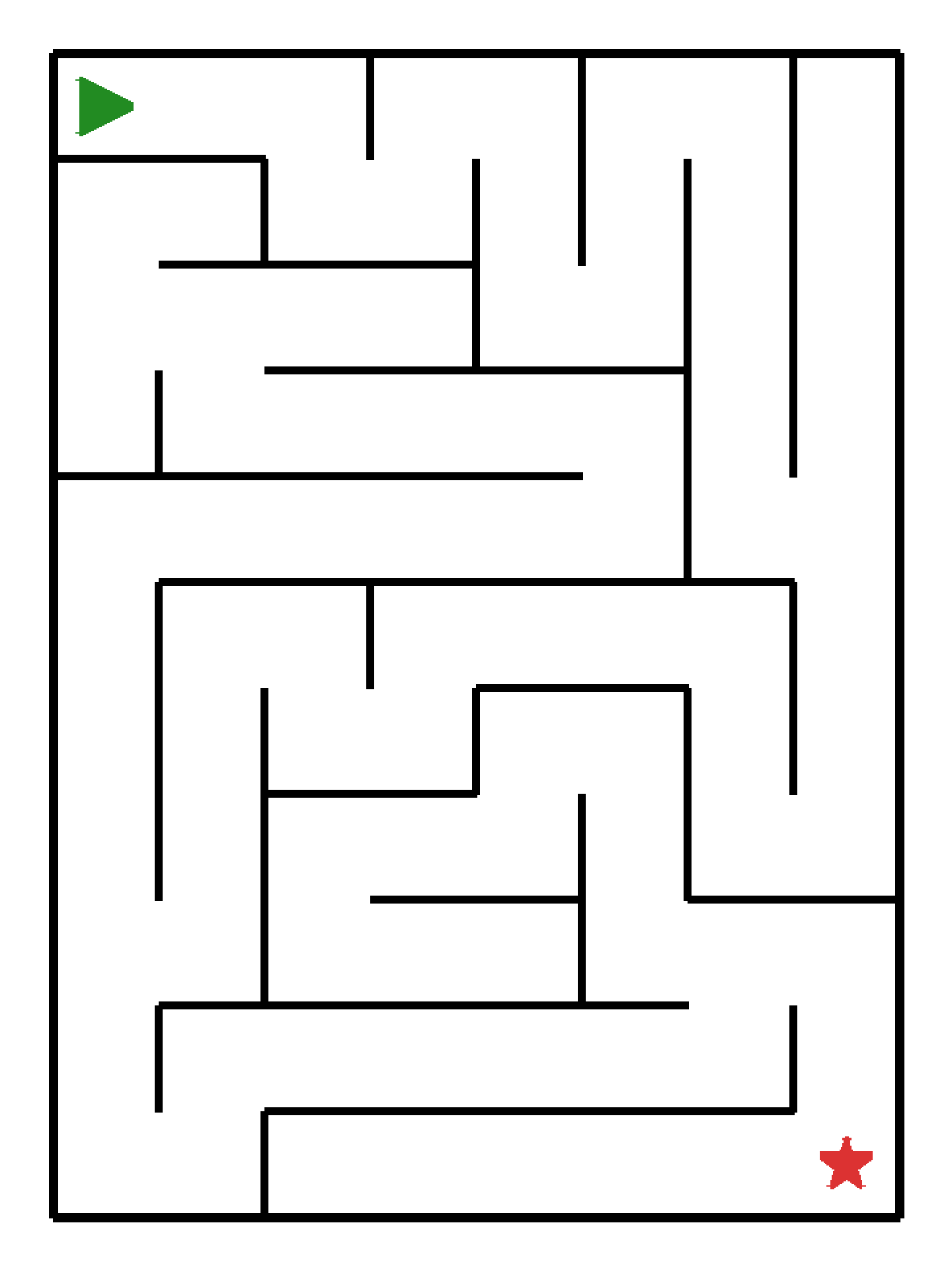 Labyrinth-Rätsel Labyrinth Labyrinth für Kindergartenkinder aus der Kategorie Denk- & Knobelspiele - kostenlos ausdrucken