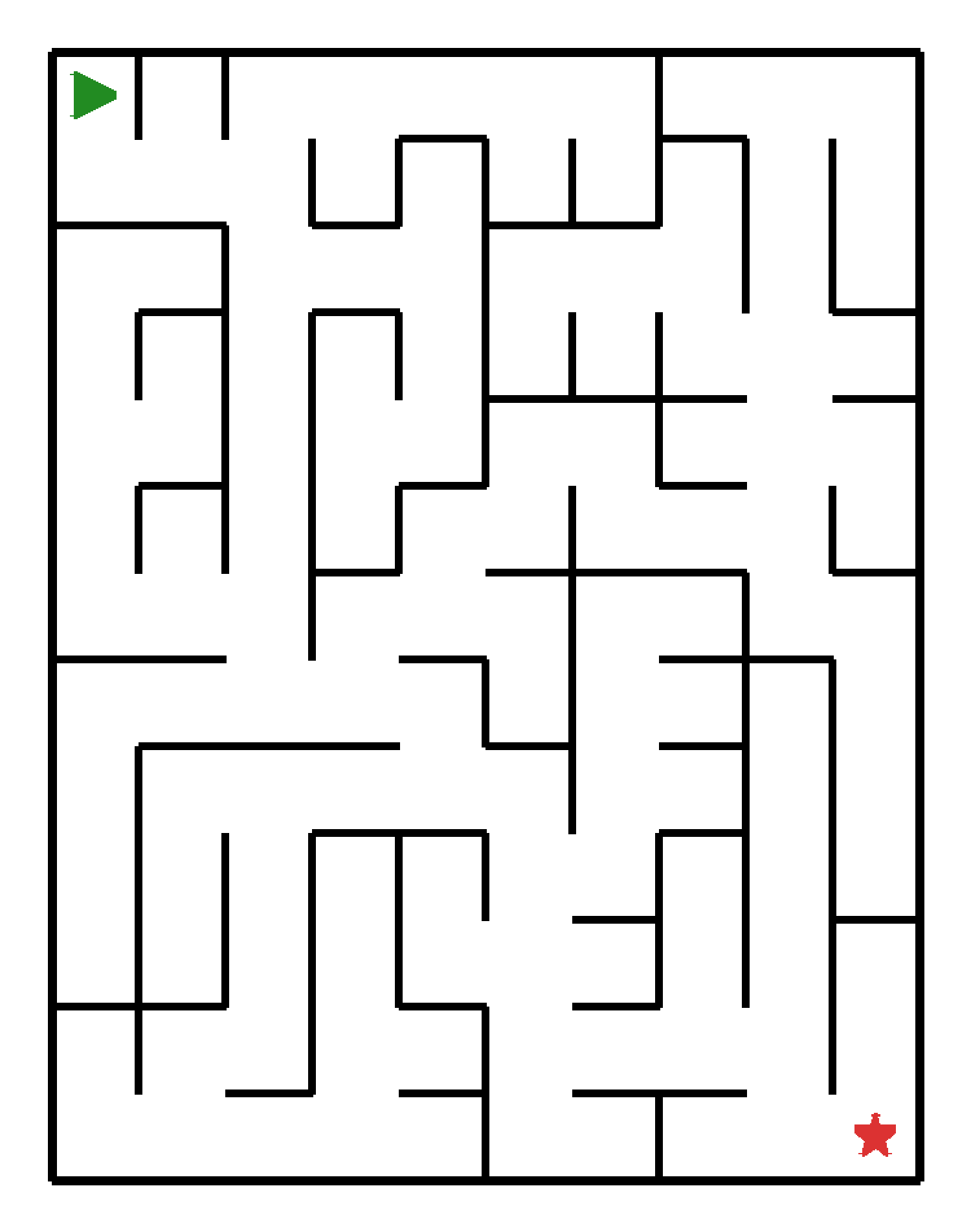 Labyrinth-Rätsel Labyrinth Labyrinth für Kindergartenkinder aus der Kategorie Denk- & Knobelspiele - kostenlos ausdrucken