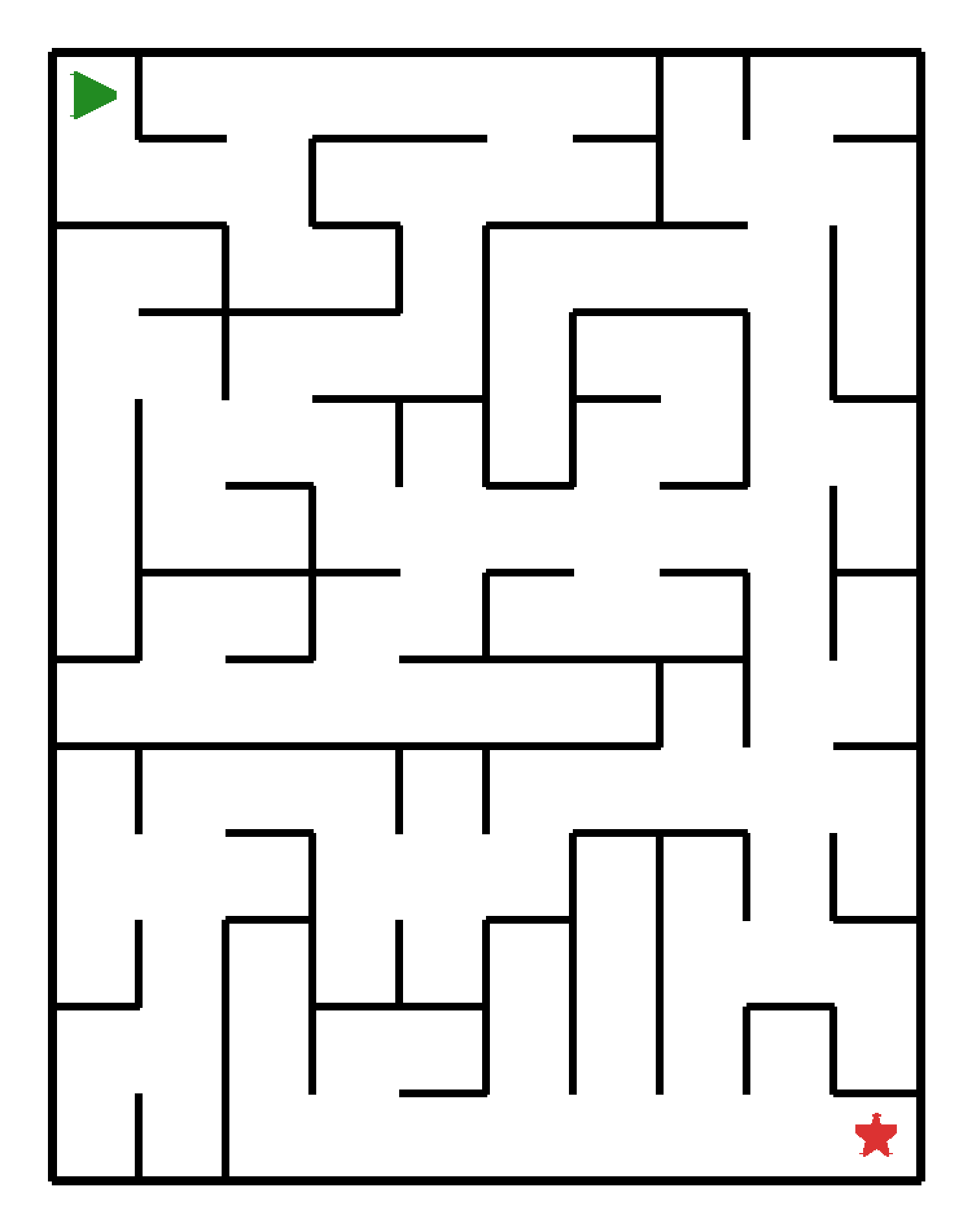 Labyrinth-Rätsel Labyrinth Labyrinth für Kindergartenkinder aus der Kategorie Denk- & Knobelspiele - kostenlos ausdrucken