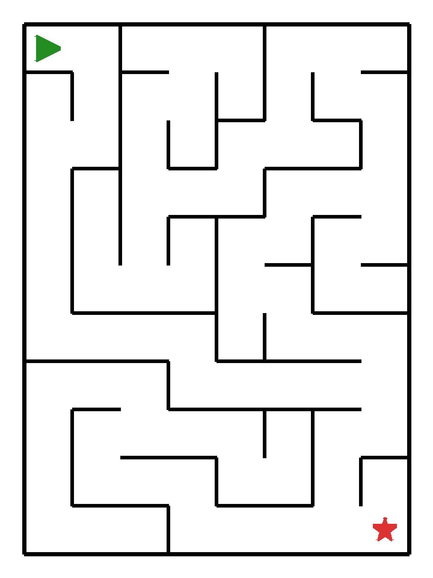 Labyrinth-Rätsel Labyrinth Labyrinth für Kindergartenkinder aus der Kategorie Denk- & Knobelspiele - kostenlos ausdrucken