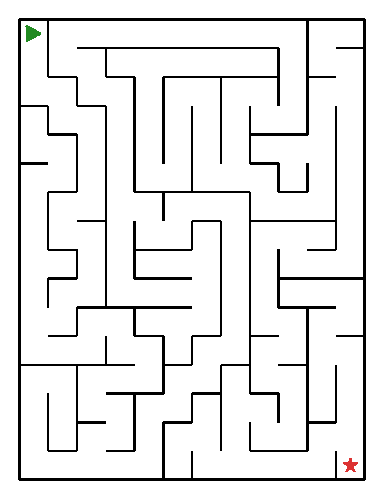 Labyrinth-Rätsel Labyrinth Labyrinth für Vorschulkinder aus der Kategorie Denk- & Knobelspiele - kostenlos ausdrucken