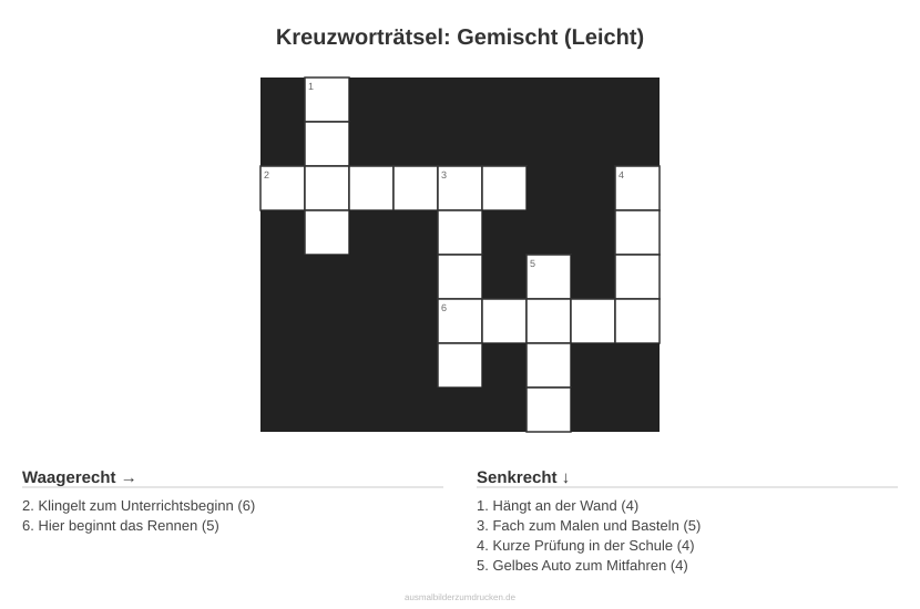 Kreuzworträtsel Kreuzworträtsel: Gemischt (Leicht) aus der Kategorie Sonstiges - kostenlos ausdrucken